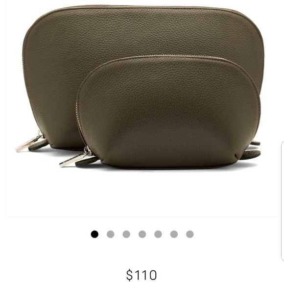 SOLD CUYANA Leather Travel Case Set - Picture 2 of 8